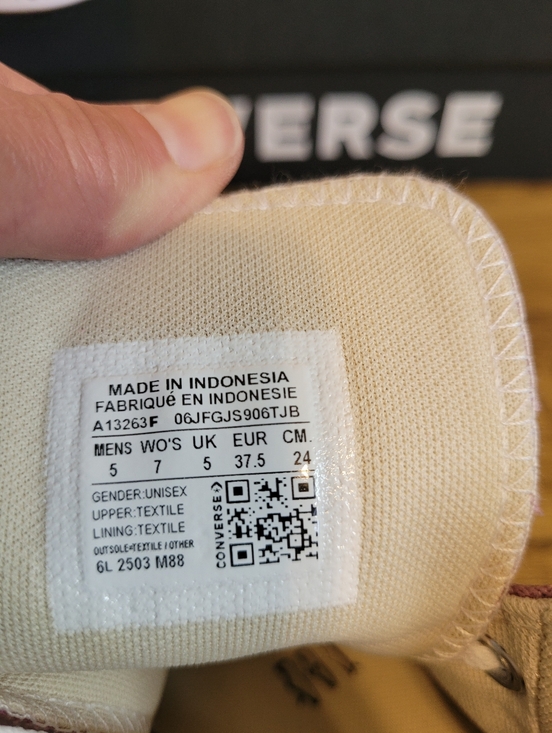 Converse Womens Size 7 Chuck Taylor All Star Hi Top Cliffside Rose Pink Shoes - Picture 9 of 10